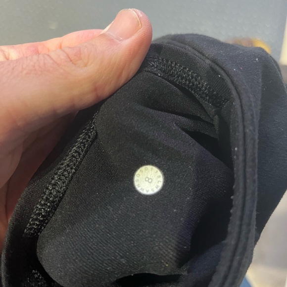 Lululemon Athletica Reveal Black Leggings Lattice Paisley - Picture 6 of 13